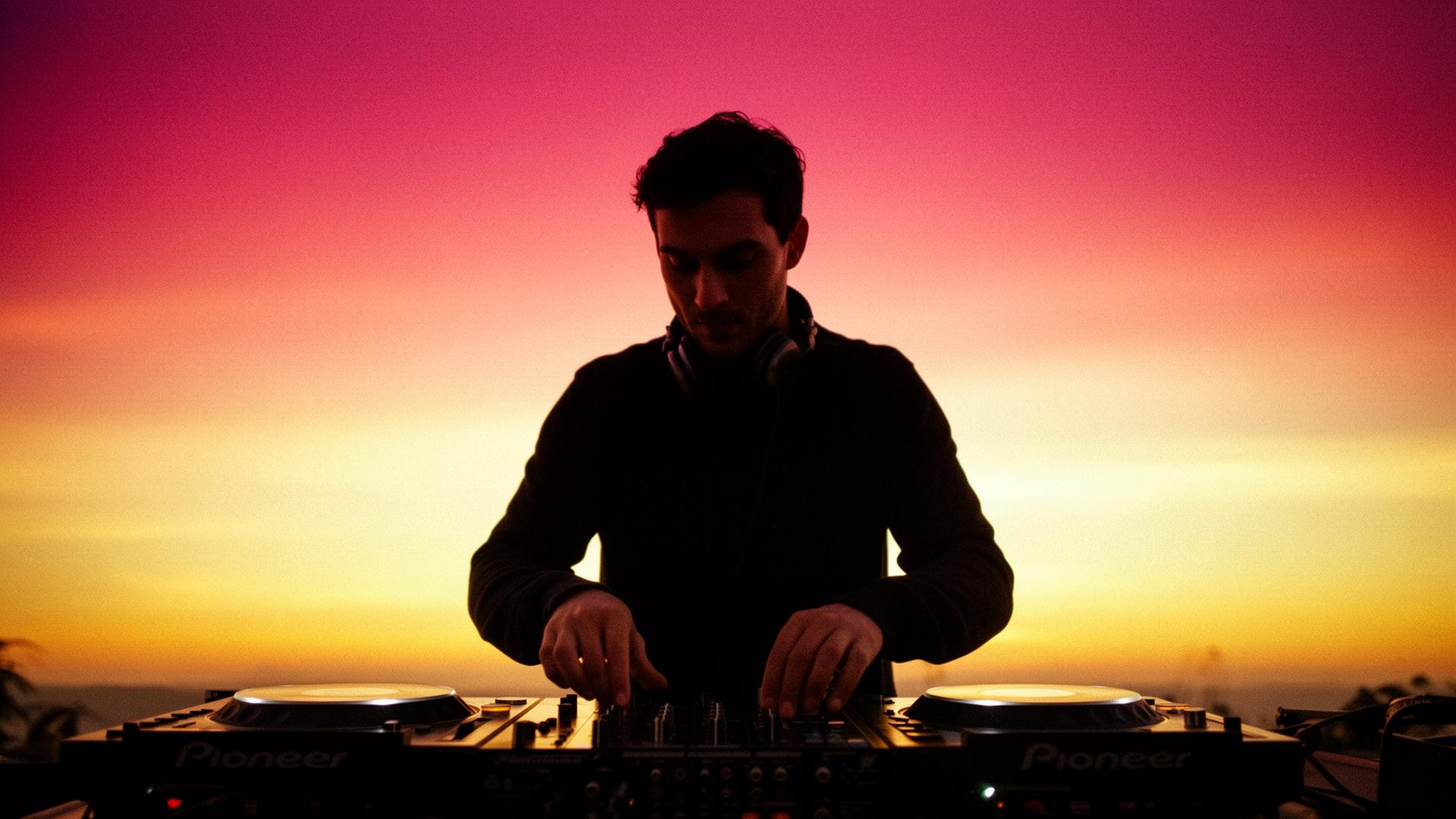 Sunset open-air